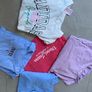Selection of girls branded T-shirts Image 9
