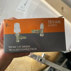 Chrome radiator valves