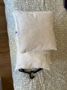 cushions and hangers