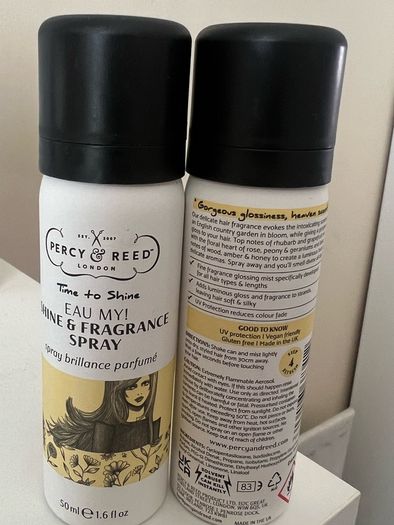 Percy & Reed Time To Shine Eau My! Shine & Fragrance Spray Brand New 50ml