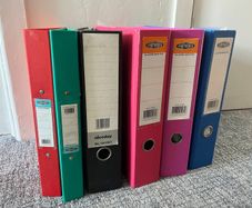 Folders with file pockets