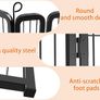 Dog Pen, 8 Panel Puppy Pen with Door, High 80cm Indoor/Outdoor Pet Exercise Playpen, Portable Foldable Animal Run Enclosures for Dogs, Puppies, Cats, Rabbits and Other Animals (FREE SHIPPING) Image 6