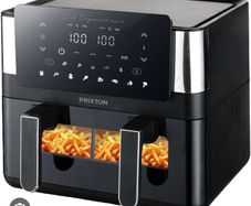 Prixton air fryer dual drawers 8 liter brand new