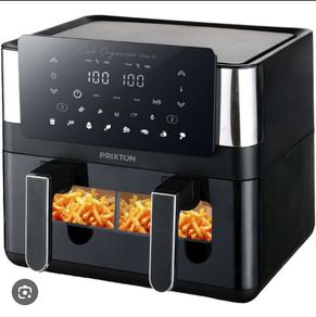 Prixton air fryer dual drawers 8 liter brand new