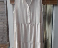 Beige Linen Dress