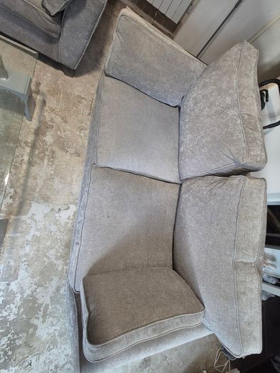 Sofa + Armchair + Glass Coffee Table,  Bundle, Quick Collection Only