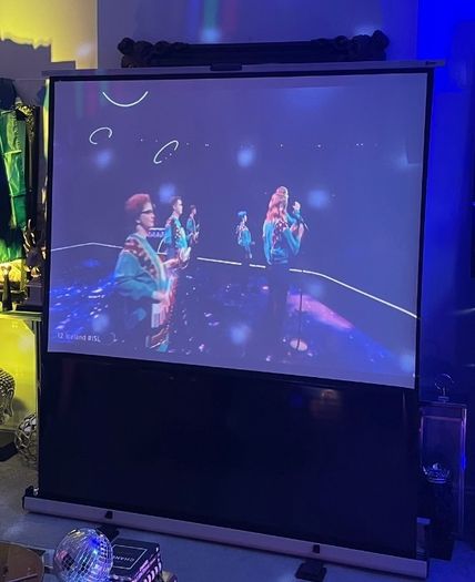 Projector screen 200cm freestanding