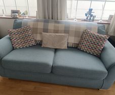 two seater couch and two chairs