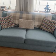two seater couch and two chairs