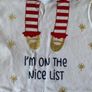 White Christmas Santa Long Sleeve Top Dunnes Store Image 2