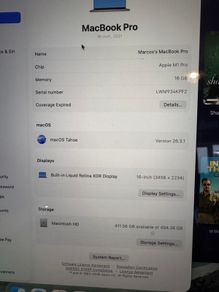 MacBook Pro 16" 2021 M1 Pro