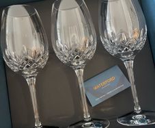 Waterford Crystal Lismore Essence White Wine Glasses Set of 6