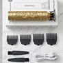Pro Gold Dragon T-Blade Trimmer 8pc Grooming Kit Image 2