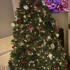 The Orchard 'the national tree company' 7.5ft feel real Newberry Spruce tree