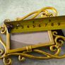 Picture Photo Frame Gold-tone Metal 7 x 4.5 cm. Image 4