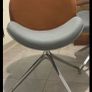 2x Designer Swivel Lounge Chairs 99each-Cleaned Image 4