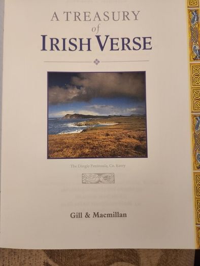 A Treasure Of Irish  Verse. Edited By David Gibbon. First Edition Hardback With Dustjacket In Very Good Condition. 36.