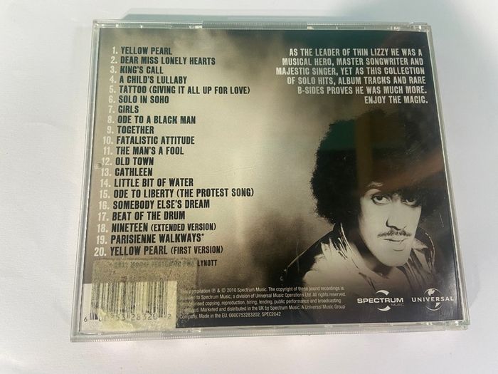 Phil Lynott Yellow Pearl CD A Collection