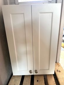 White kitchen cabinet