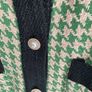 gilet Bnwot Pulz brand houndstooth gilet /waistcoat Image 8