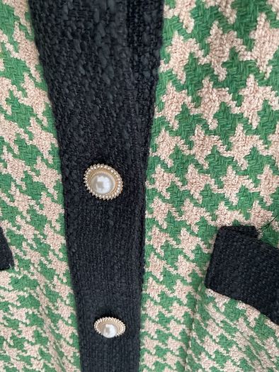 gilet Bnwot Pulz brand houndstooth gilet /waistcoat