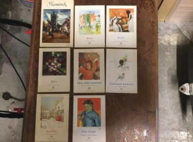 Vintage Art Books X 7 ( Small) - Reduced