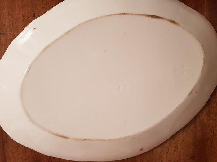 Antique Wedgewood White China Meat Platter