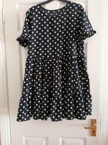 ladies pokodot boohoo dress size 16
