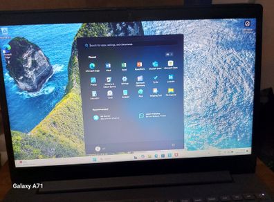 Lenovo V155-15API, AMD Ryzen 5 3500U with Radeon Vegan Mobile Gfx, 2.1GHz, 8GB Ram,  256GN SSD, Windows 11, Microsoft Edge, Chrome and VLC