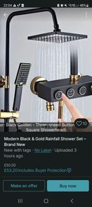Rainfall shower set