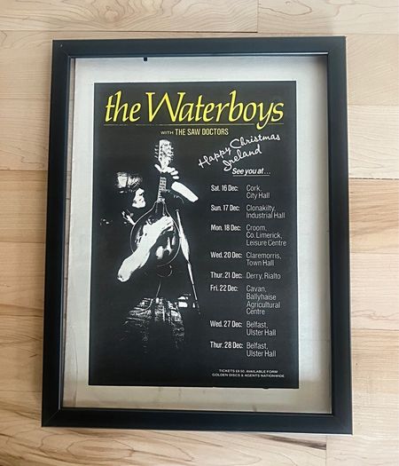 The Waterboys Old Tour Poster Advert