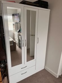 Three door wardrobe