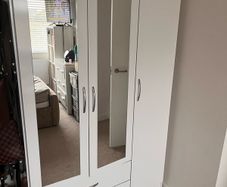 Three door wardrobe