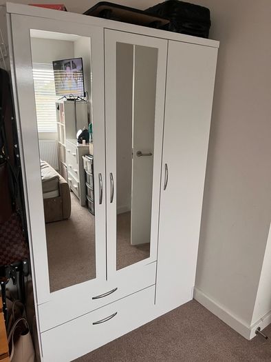 Three door wardrobe