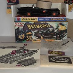 Corgi Toys 267 Batmobile with filled in door rare to find in very good condition