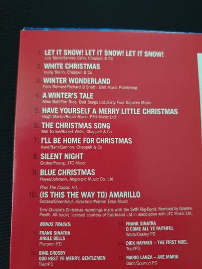 Tony Christie CD album Christmas With Christie