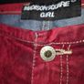 Y2K Red & Black Ombre Velvet Flared Trousers Image 5