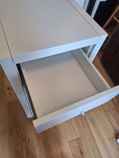 White four drawer locker
