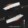 Knife Cleaver Carbon 7'5 inc Di'Casteel engrave your name by Di'Casteel Image 3