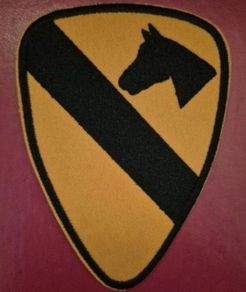 1st cavalry division, embroidered unit patch.
