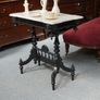 Antique Spanish Victorian Marble-Top Table Image 4
