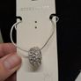 Silver necklace and multiple earrings set Image 3