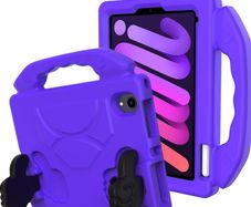 For Apple iPad Mini 6 Kids Friendly Case Shockproof Cover With Thumbs Up - Purple