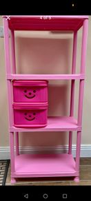 Kids storage shelves