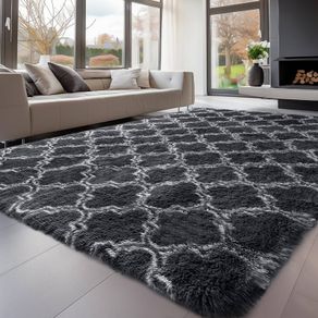 FREE EXPRESS SHIPPING Rugs Living Room 120x160cm, Grey Area Rugs for Bedroom, Washable Anti Slip Extra Large Shaggy Soft Rug Fluffy Modern Floor Carpets Mat Beside Rugs for Kids Living Room