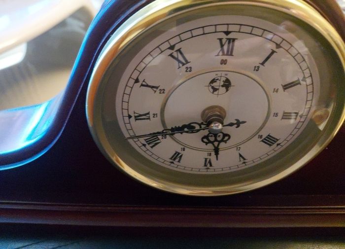cherry wood mantel clock