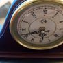 cherry wood mantel clock Image 2