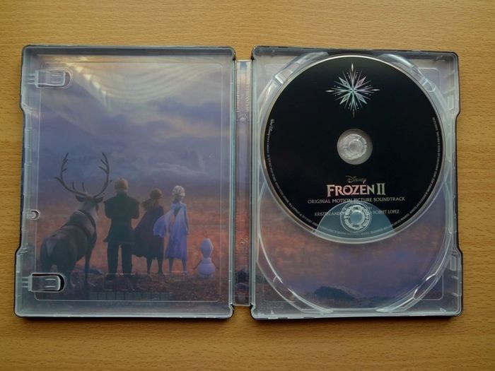 Frozen 2 EMPTY Blu Ray Steelbook