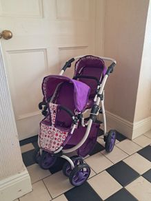 Dolls double buggy