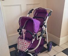 Dolls double buggy